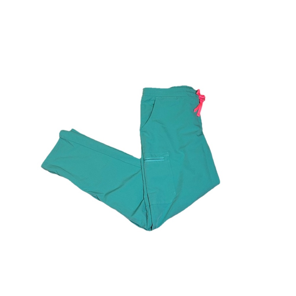 Figs Yola Surgical Green Scrub Pants, Size Tall XL (XL/T)
